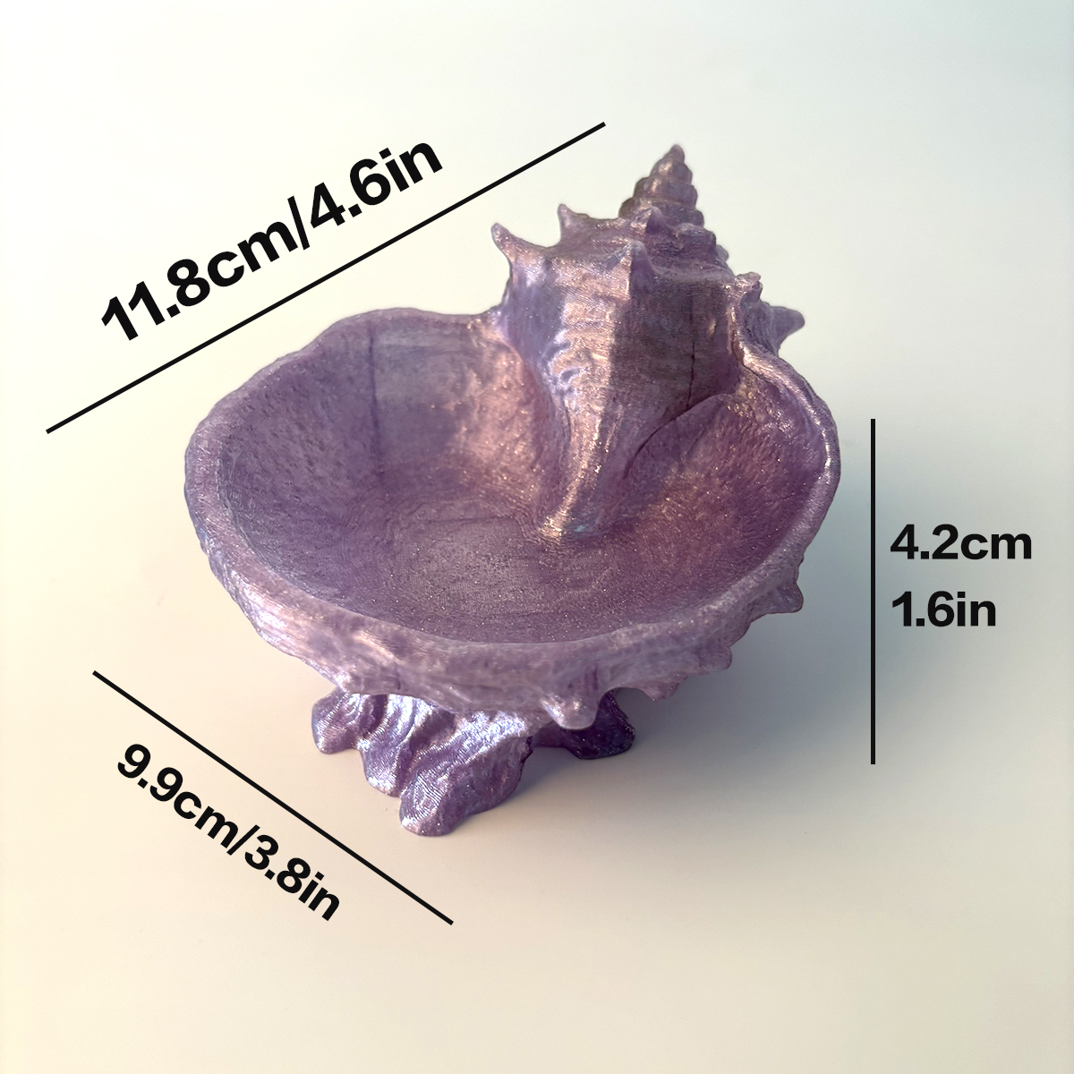 Pearlescent Purple Conch-Shape - Jewelry Making Table recensione e prezzo