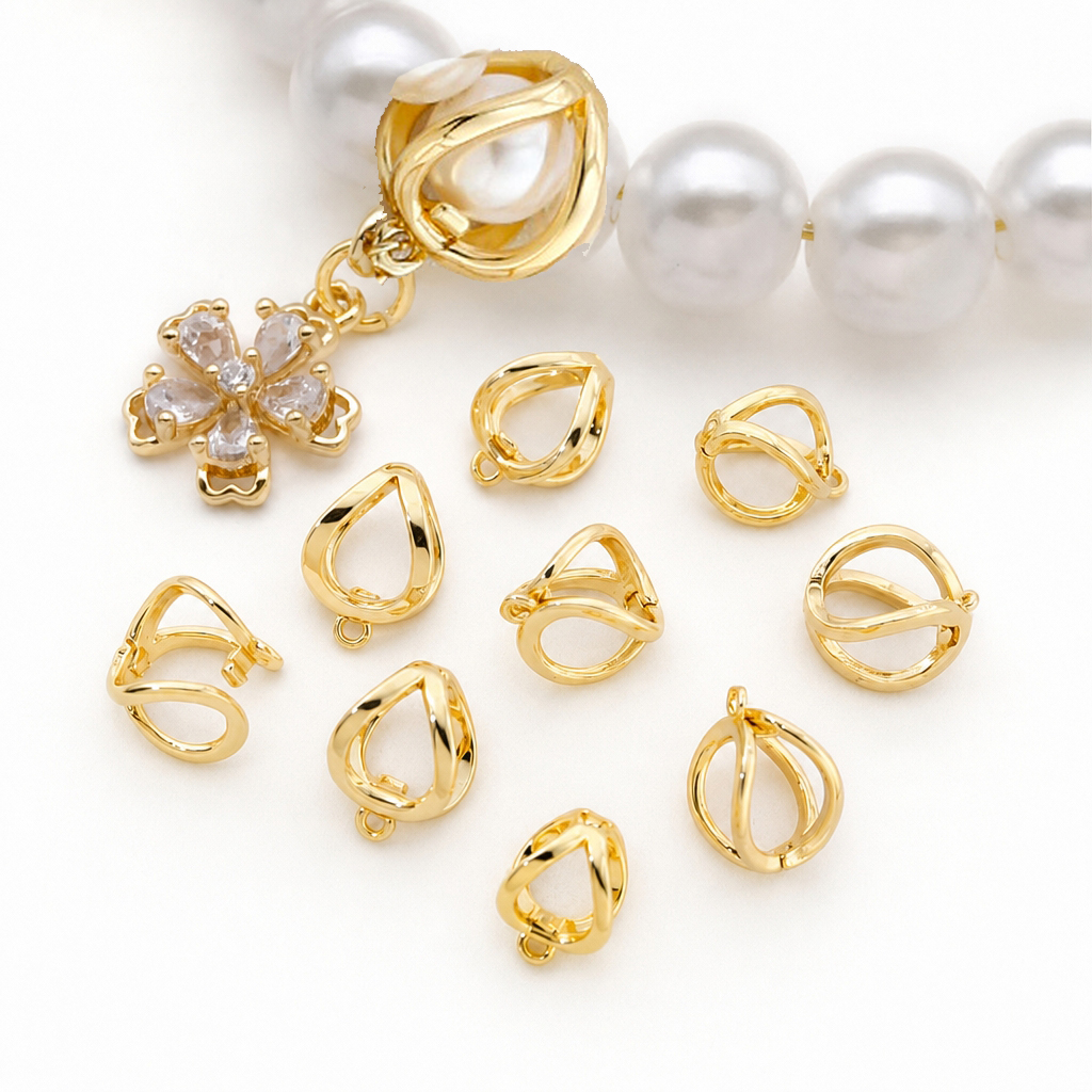 2pcs 18K Gold Plated Clasps Fo - Jewelry Making Loops recensione e prezzo