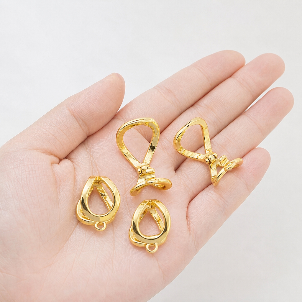 2pcs 18K Gold Plated Clasps Fo - Jewelry Making Loops recensione e prezzo