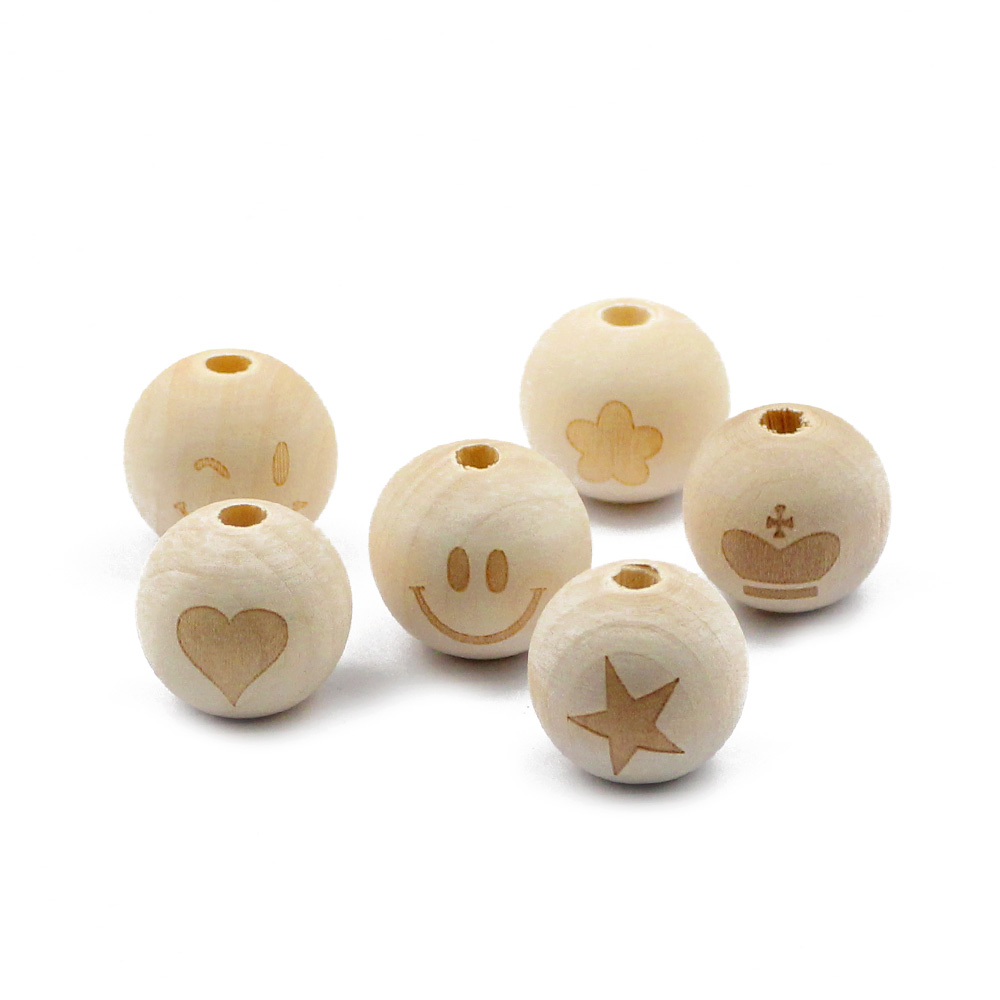 10pcs 20mm Round Natural Wood  - Jewelry Making For 5 Year Old recensione e prezzo