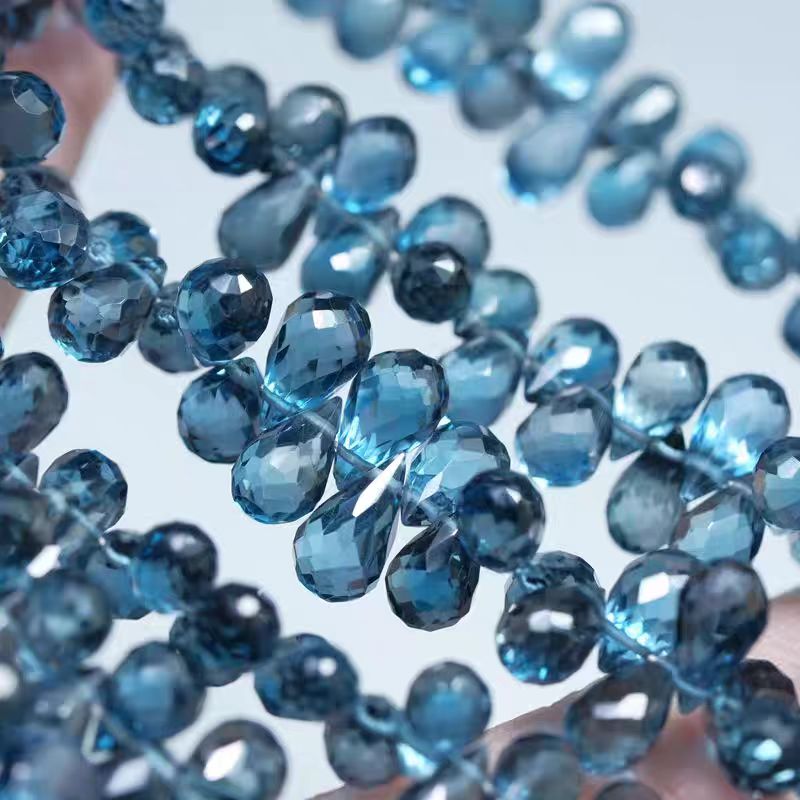 6A London blue Topaz drop face - Jewelry Making London recensione e prezzo
