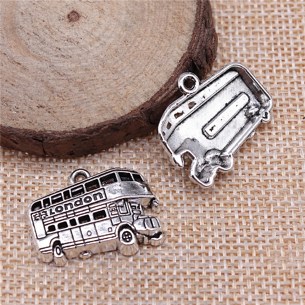IFOCUS 10pcs/Lot London Bus Ch - Jewelry Making London recensione e prezzo