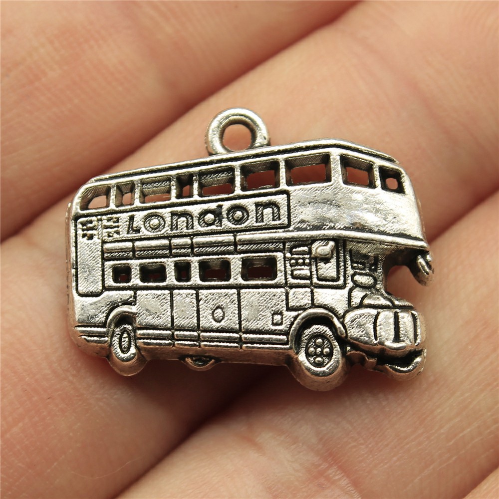 IFOCUS 10pcs/Lot London Bus Ch - Jewelry Making London recensione e prezzo