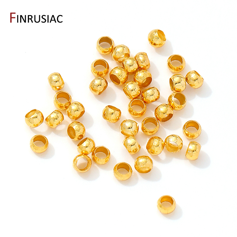 18K Gold Plated Brass Round/Tu - Crimp Bead Tube recensione e prezzo