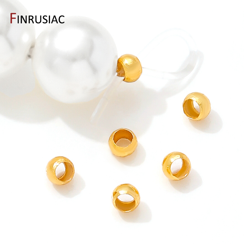 18K Gold Plated Brass Round/Tu - Crimp Bead Tube recensione e prezzo