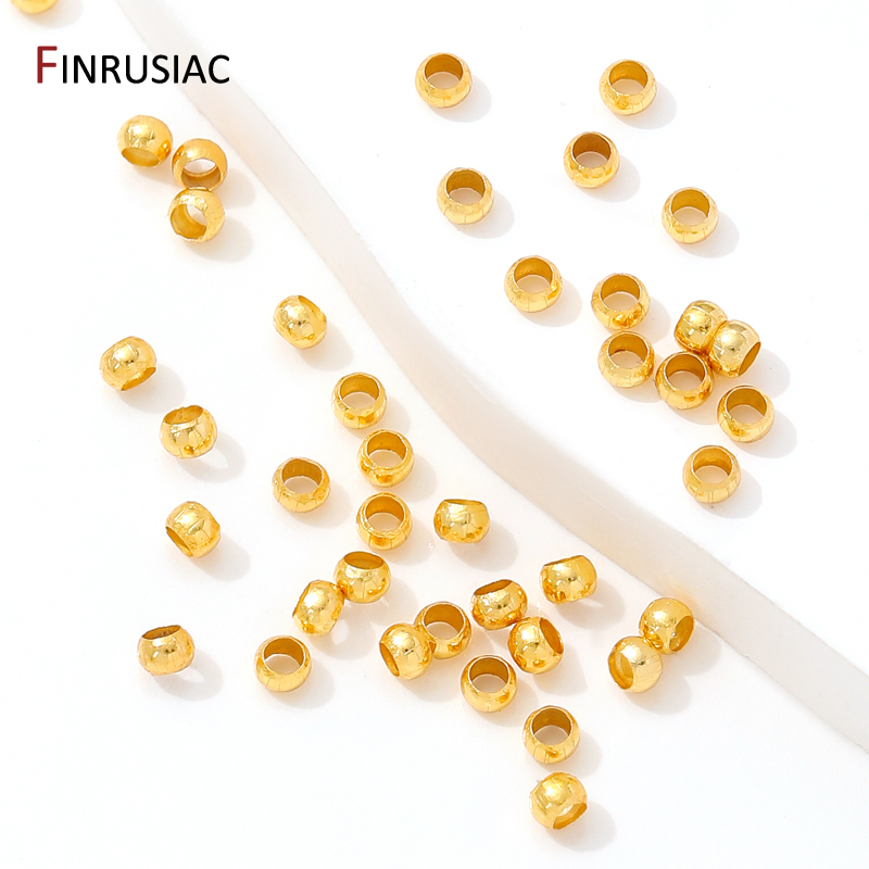 18K Gold Plated Brass Round/Tu - Crimp Bead Tube recensione e prezzo