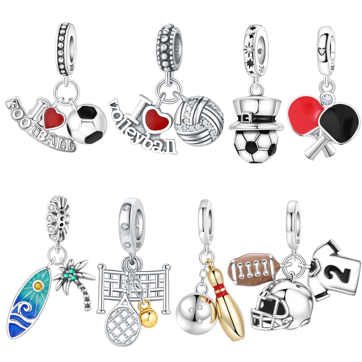 MISEFF S925 Sterling Silver Ch - Jewelry Making Table recensione e prezzo