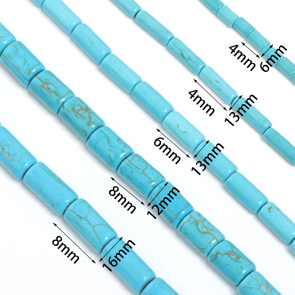 1 Strand Natural Blue White Tu - Crimp Bead Tube recensione e prezzo