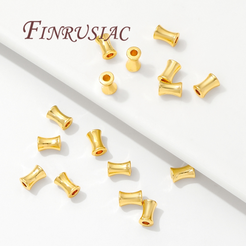 18K Gold Plated Brass Tube Bea - Crimp Bead Tube recensione e prezzo