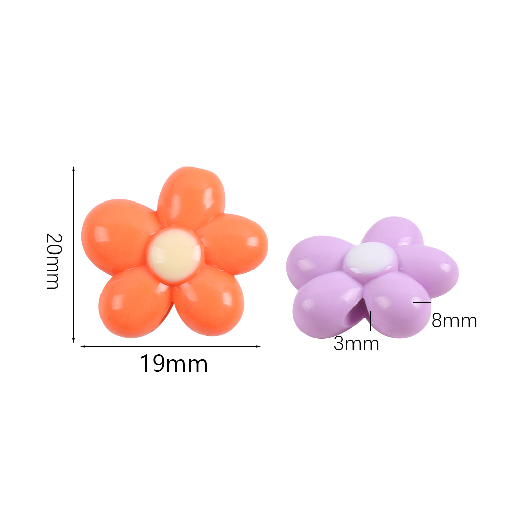 5pcs 20mm Colorful Acrylic Bea - Jewelry Making For 5 Year Old recensione e prezzo