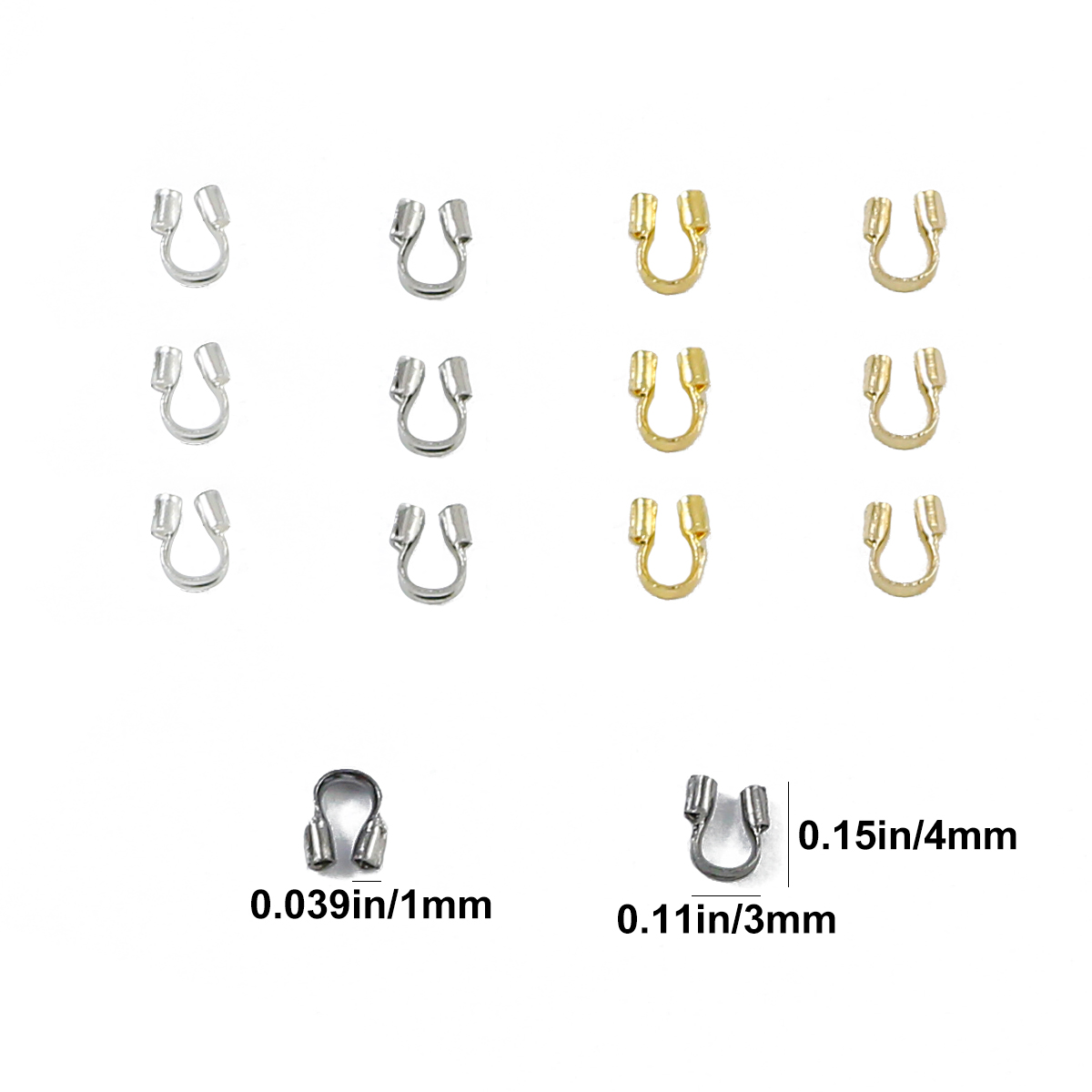 100-300pcs 3X4mm Wire Protecto - Jewelry Making Loops recensione e prezzo
