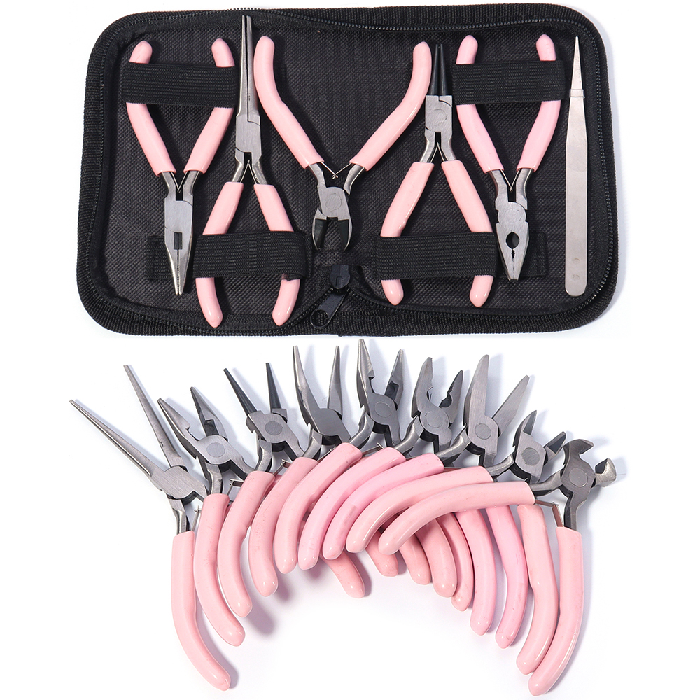 Portable Pink Stainless Steel  - Jewelry Plier Set recensione e prezzo
