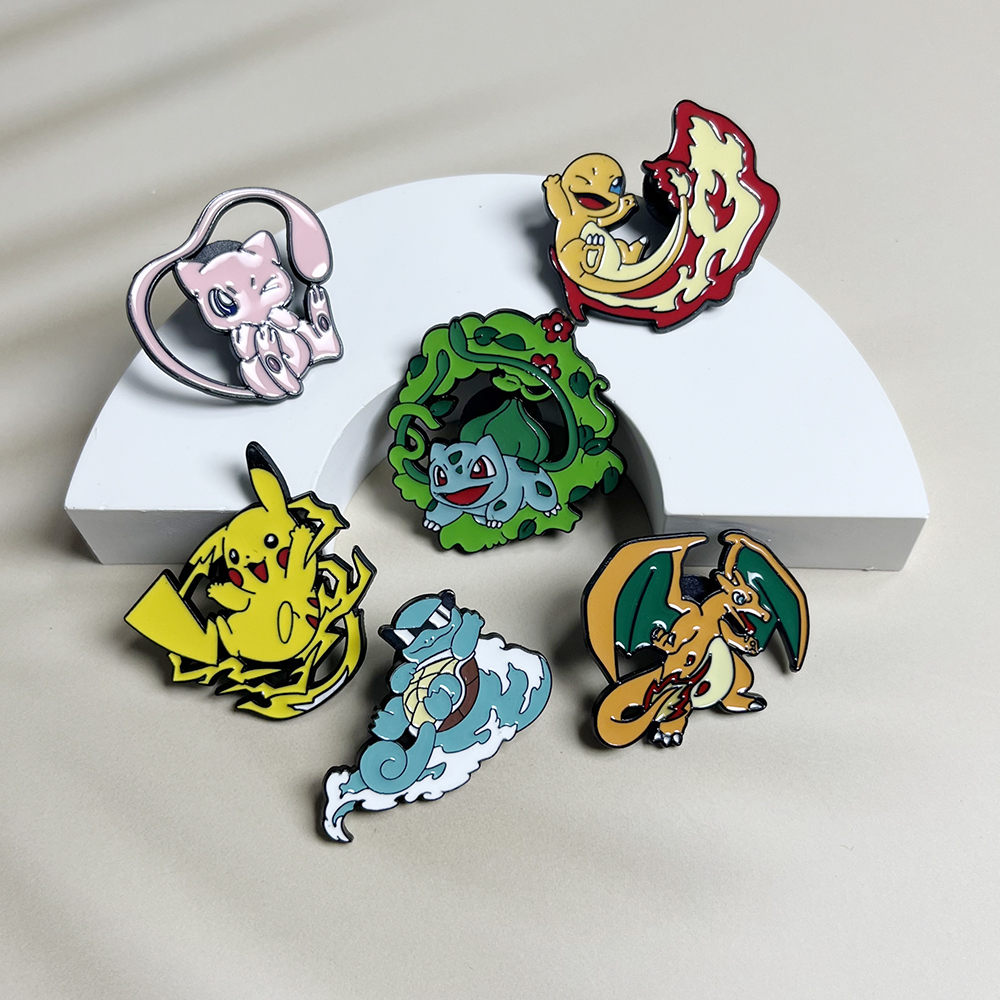 6pcs Anime Pins Set Pokemon En - Jewelry Making Kits recensione e prezzo