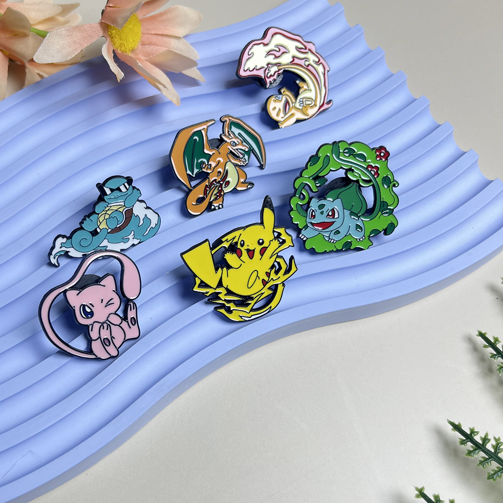 6pcs Anime Pins Set Pokemon En - Jewelry Making Kits recensione e prezzo